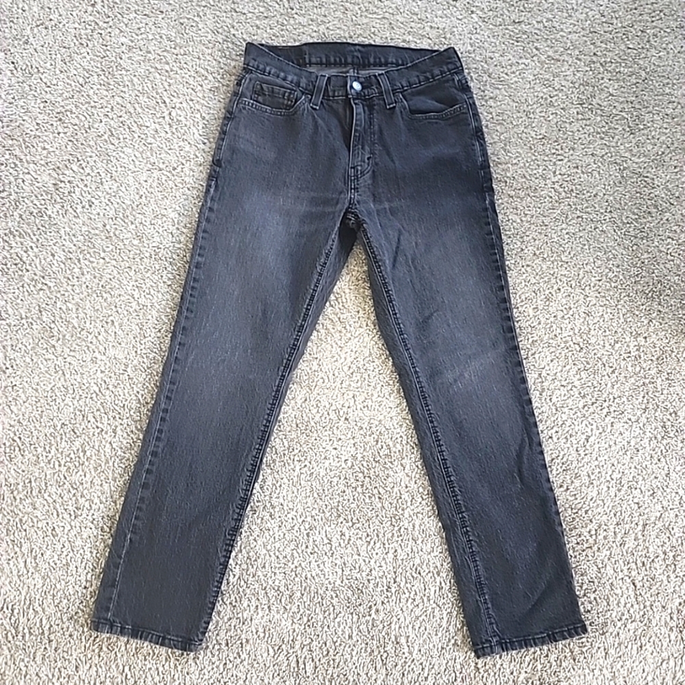 Levi Strauss & CO 30x30 acid wash black denim jeans. Mens
